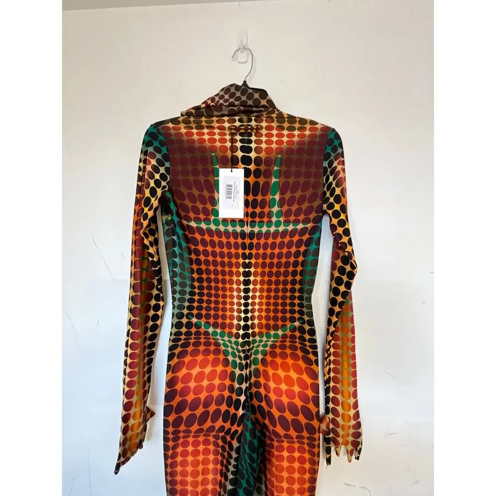 Jean Paul Gaultier high neck hooded jumpsuit - Picture 8 of 13